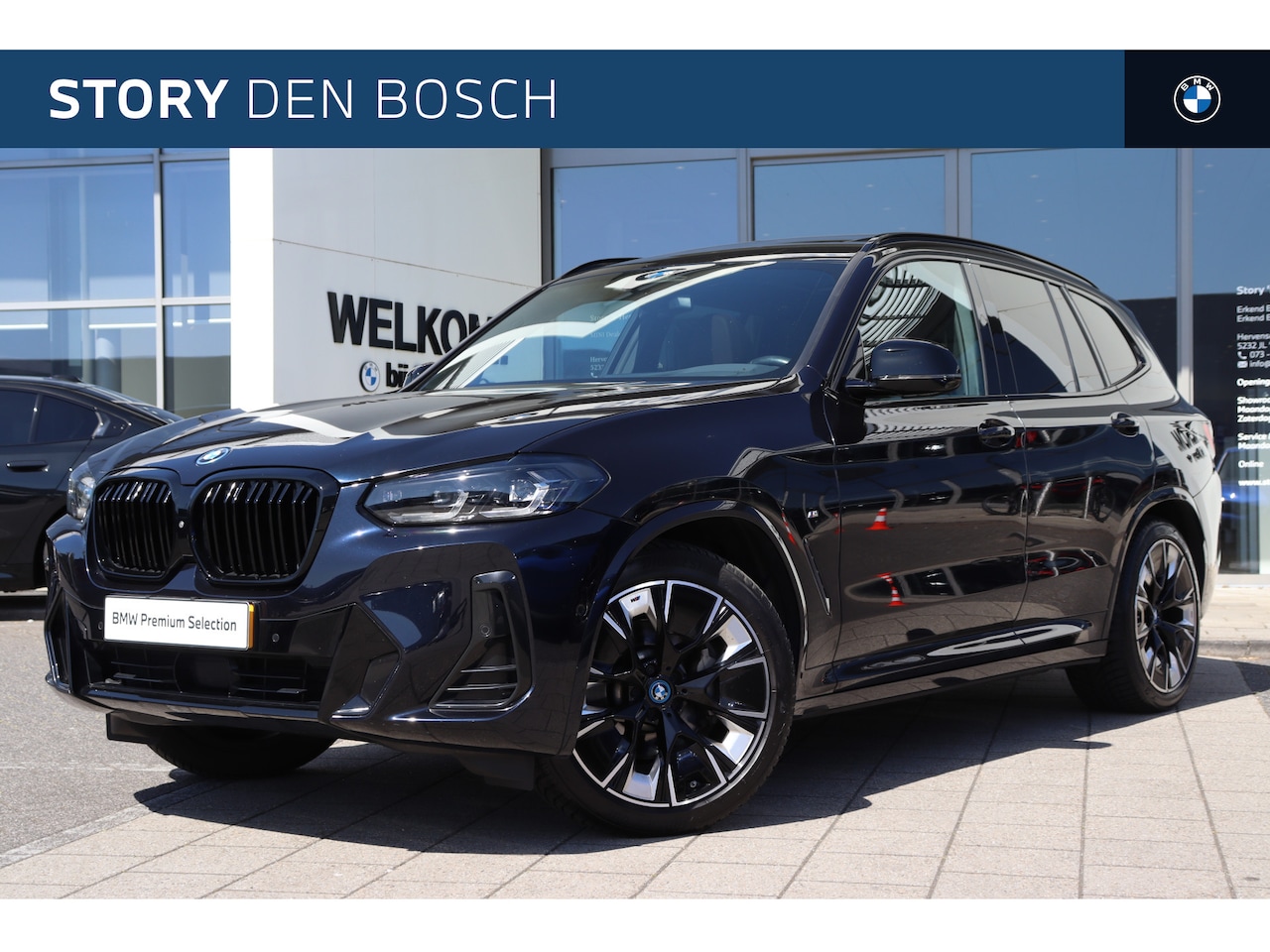 BMW iX3 - High Executive / Trekhaak / Sportstoelen / Adaptieve LED / Comfort Access / Head-Up / Park - AutoWereld.nl