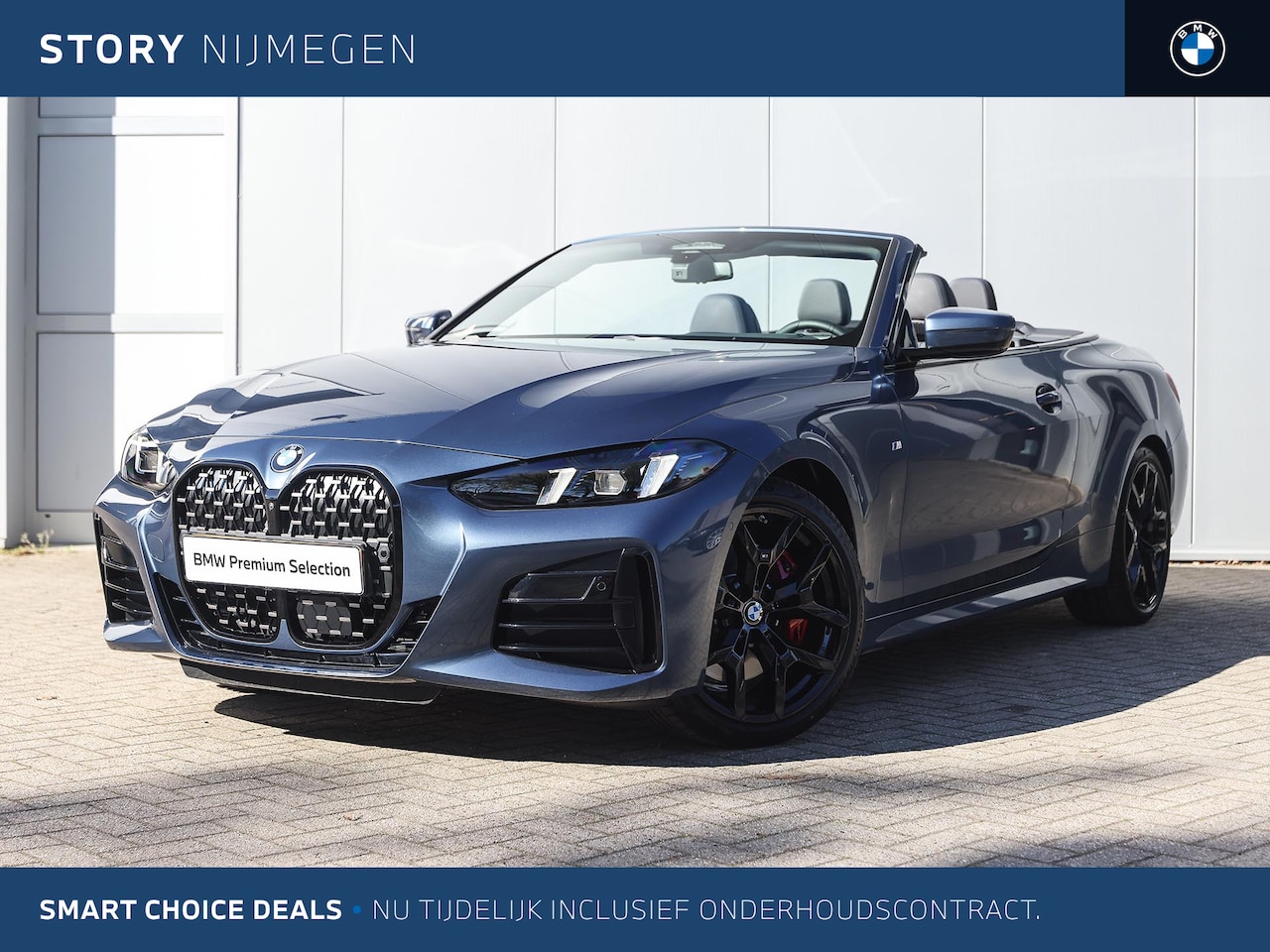 BMW 4-serie Cabrio - 420i M Sport Automaat / Comfort Access / Harman Kardon / Adaptieve LED / Parking Assistant - AutoWereld.nl