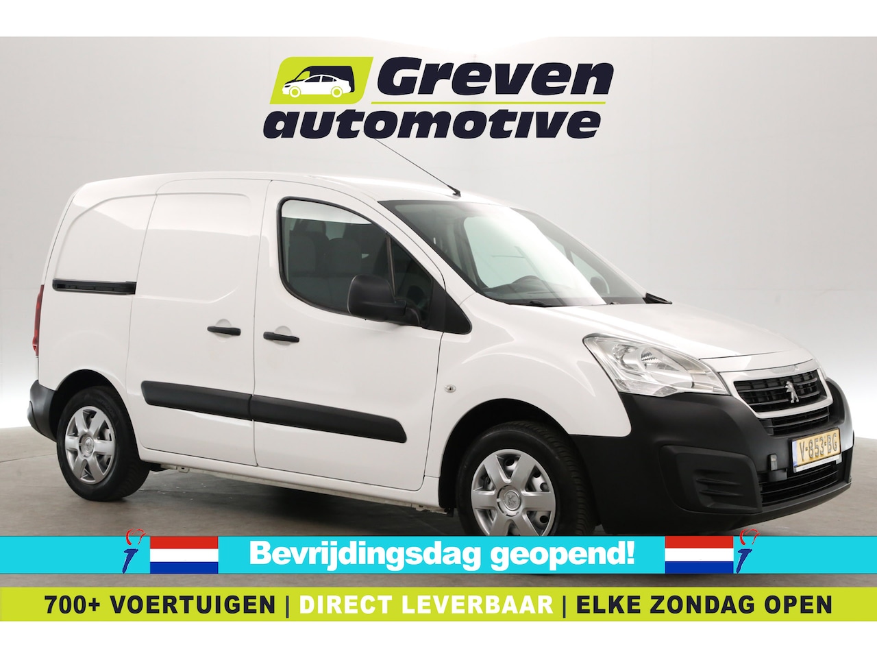 Peugeot Partner - 1.6 BlueHDi | Airco | Cruise | 3 Zits | Schuifdeur | Elektrpakket - AutoWereld.nl