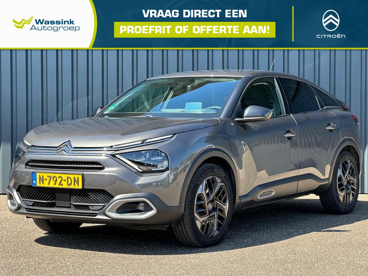 Citroën C4 - 1.2 Turbo Shine | Trekhaak 1200KG | Stoel/Stuur/Voorruit-Verwarming | Adaptieve Cruise | H - AutoWereld.nl