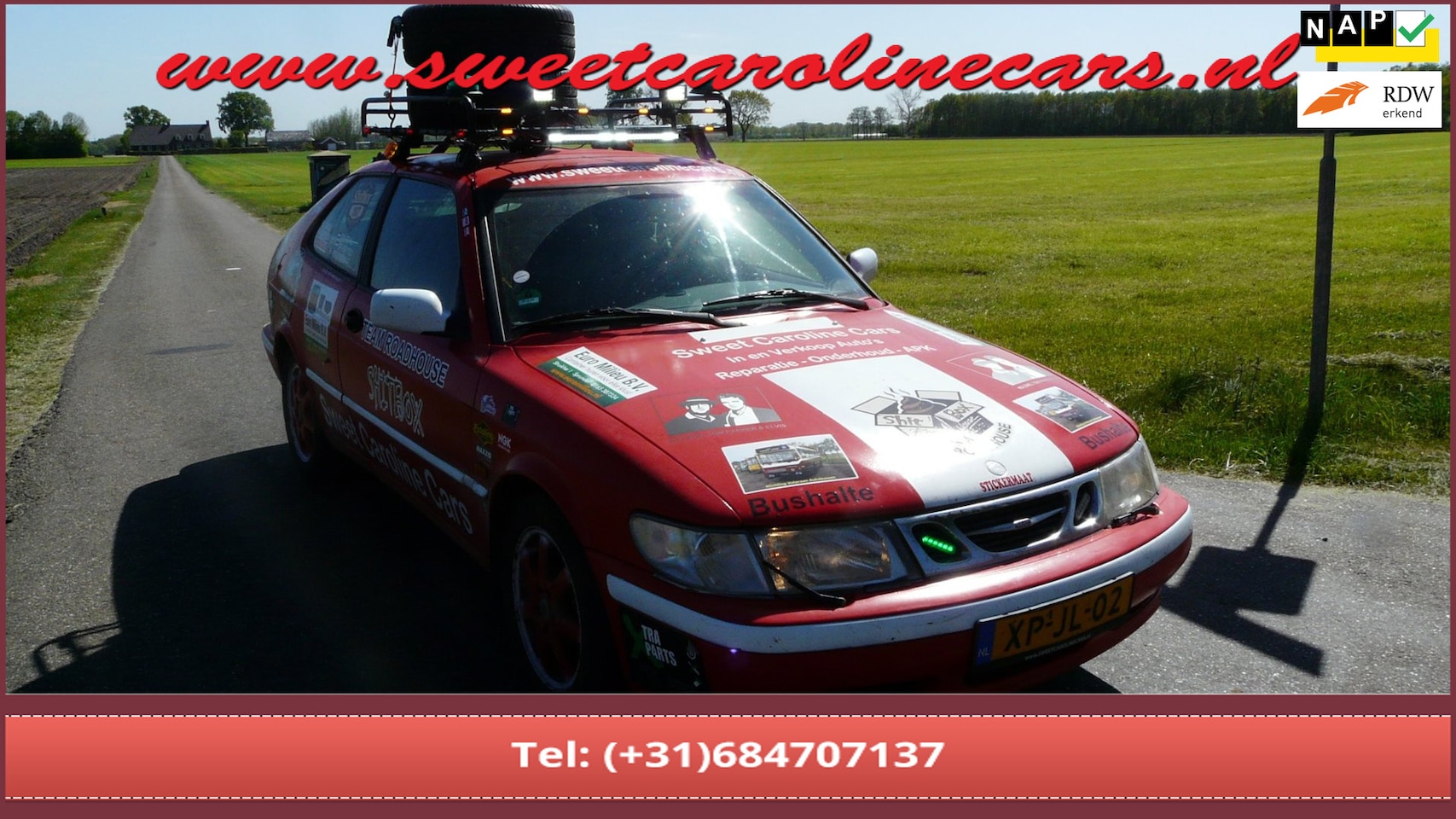 Saab 9-3 Coupé - 2.0 2.0,Rammelbak,Carbage Run,Shitbox Edition! - AutoWereld.nl
