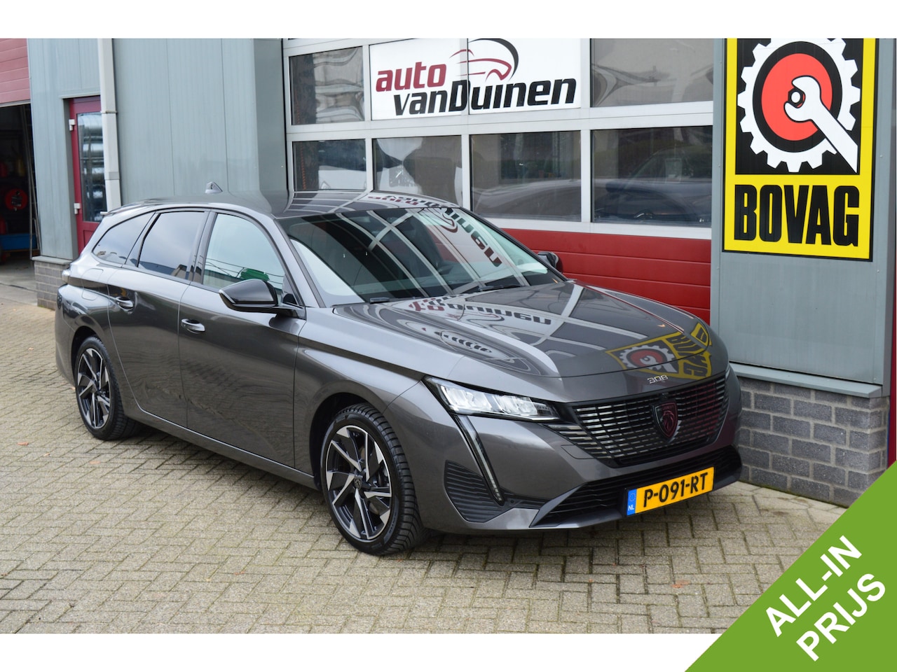 Peugeot 308 SW - 1.2 PureTech Allure Pack Business O.a: PDC, Stoelverw, Camera, Carplay, Navi, Clima, ACC, - AutoWereld.nl