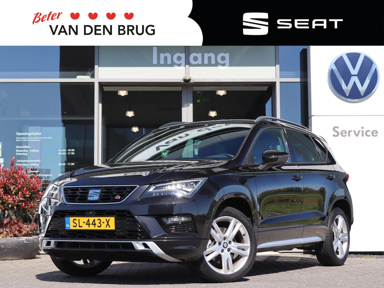 SEAT Ateca - 1.4 TSI 150 pk FR Business Intense | Trekhaak | LED | Cruise | 360 Camera | Elektrische Kl - AutoWereld.nl