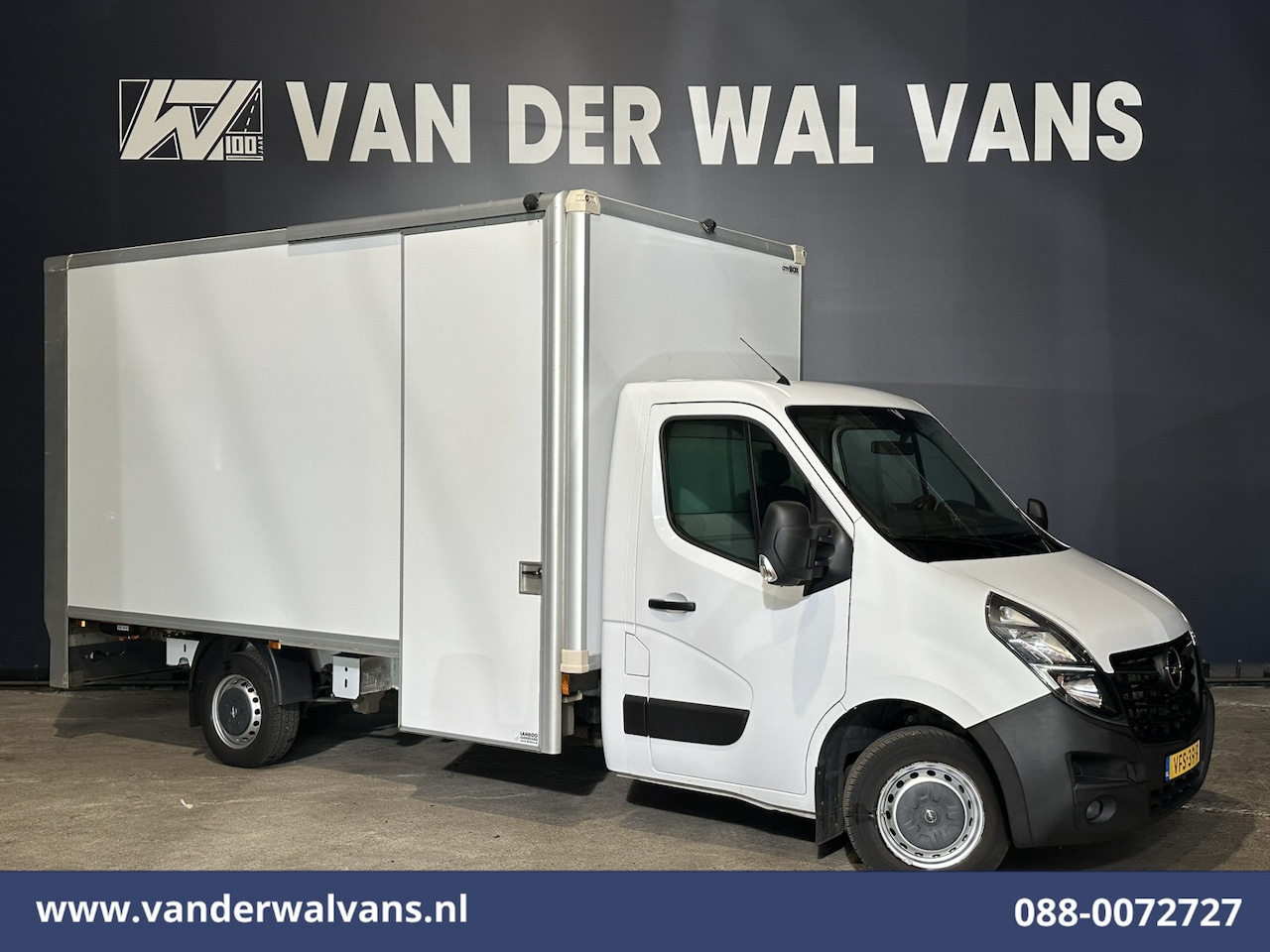 Opel Movano - 2.3 Turbo 150pk Bakwagen Laadklep Zijdeur Euro6 Airco | Navigatie | Cruisecontrol | 1080kg - AutoWereld.nl