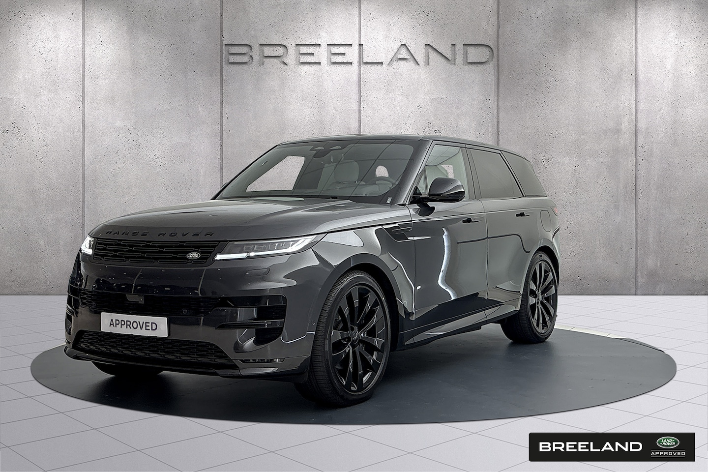 Land Rover Range Rover Sport - P460e Dynamic SE PHEV Stoelventilatie | Elec. trekhaak Carpathian grey / Cloud - AutoWereld.nl