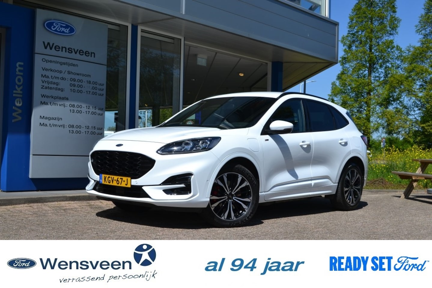 Ford Kuga - 2.5 PHEV e-CVT 225pk ST Line X | trekhaak, winter pack, DAP - AutoWereld.nl