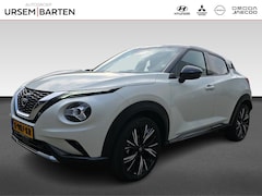 Nissan Juke - 1.0 DIG-T N-Design | Half leder stof interieur | 360 graden camera | Navigatie | Adaptive