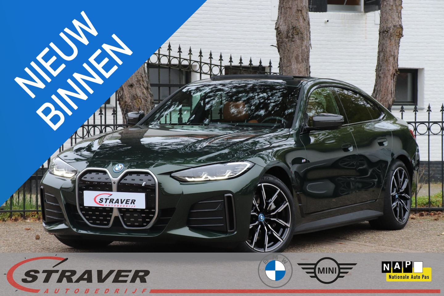 BMW i4 - eDrive40 High Executive 84 kWh |M-Sport |Glasdak |San Remo - AutoWereld.nl