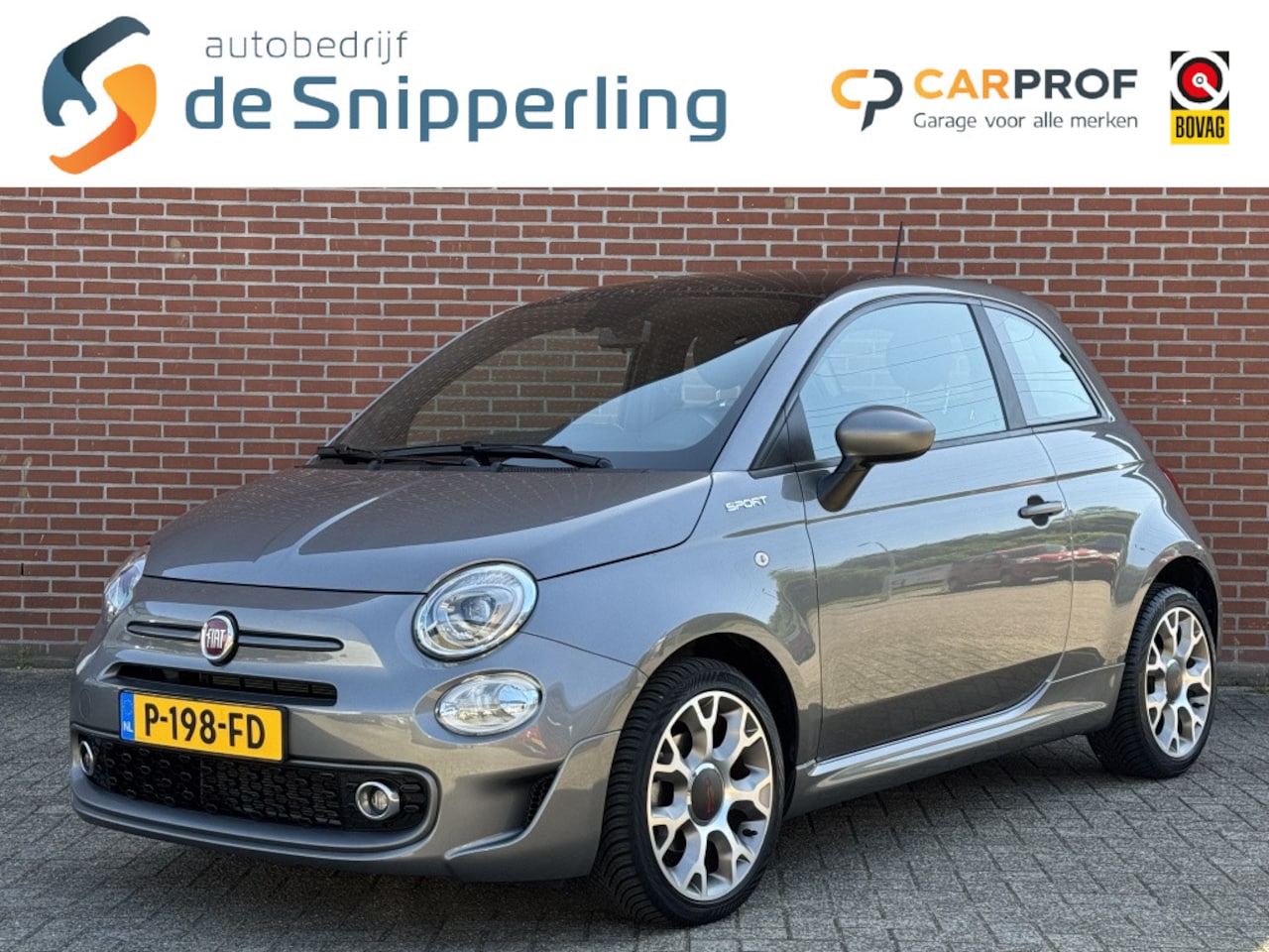 Fiat 500 - 1.0 Hybrid Sport PANO CLIMA CARPLAY PDC DAB LMV CRUISE - AutoWereld.nl