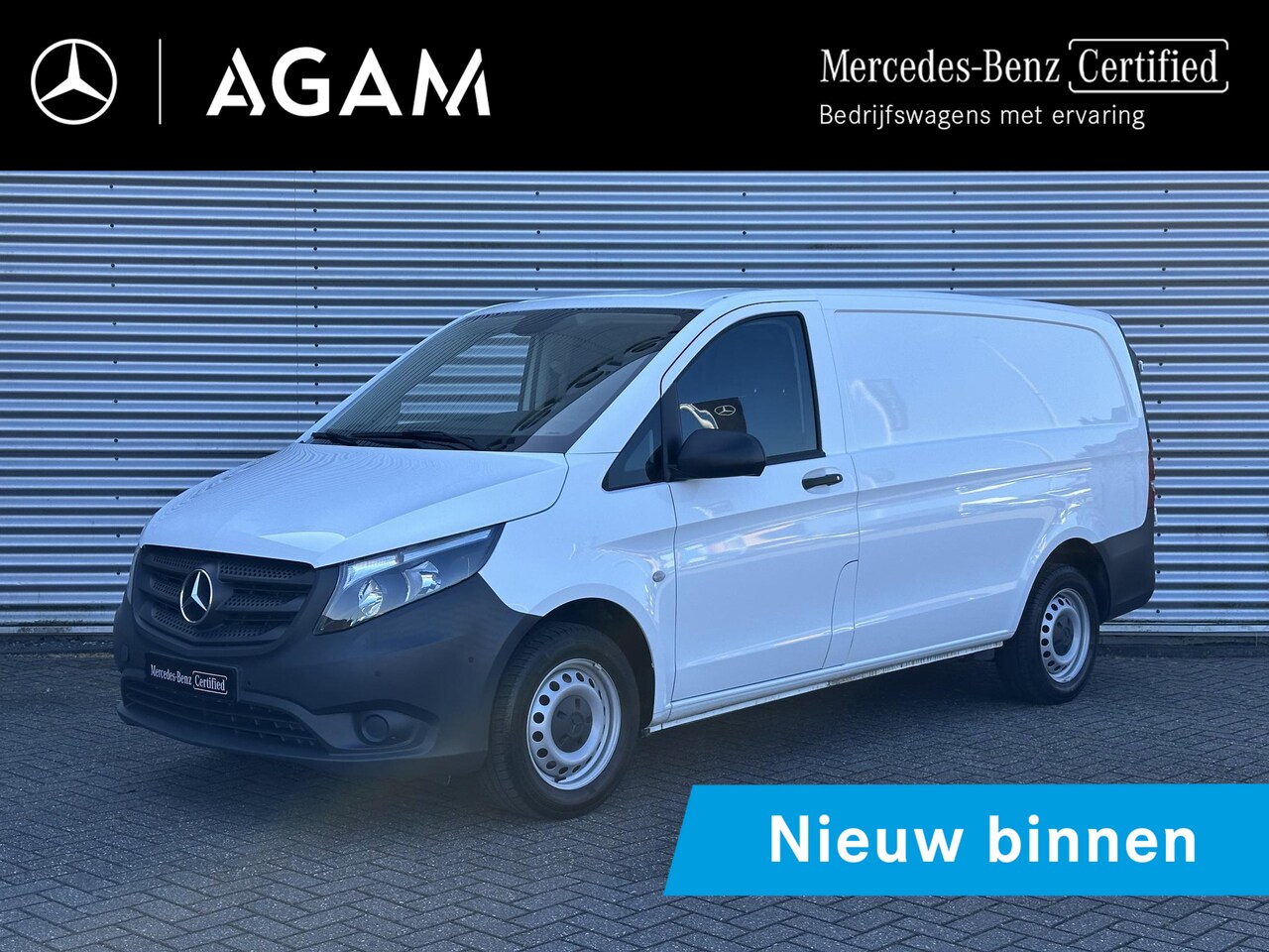 Mercedes-Benz Vito - 110 CDI L2 Airco Navigatie Parkeersensoren Achterdeuren Apple Carplay etc - AutoWereld.nl
