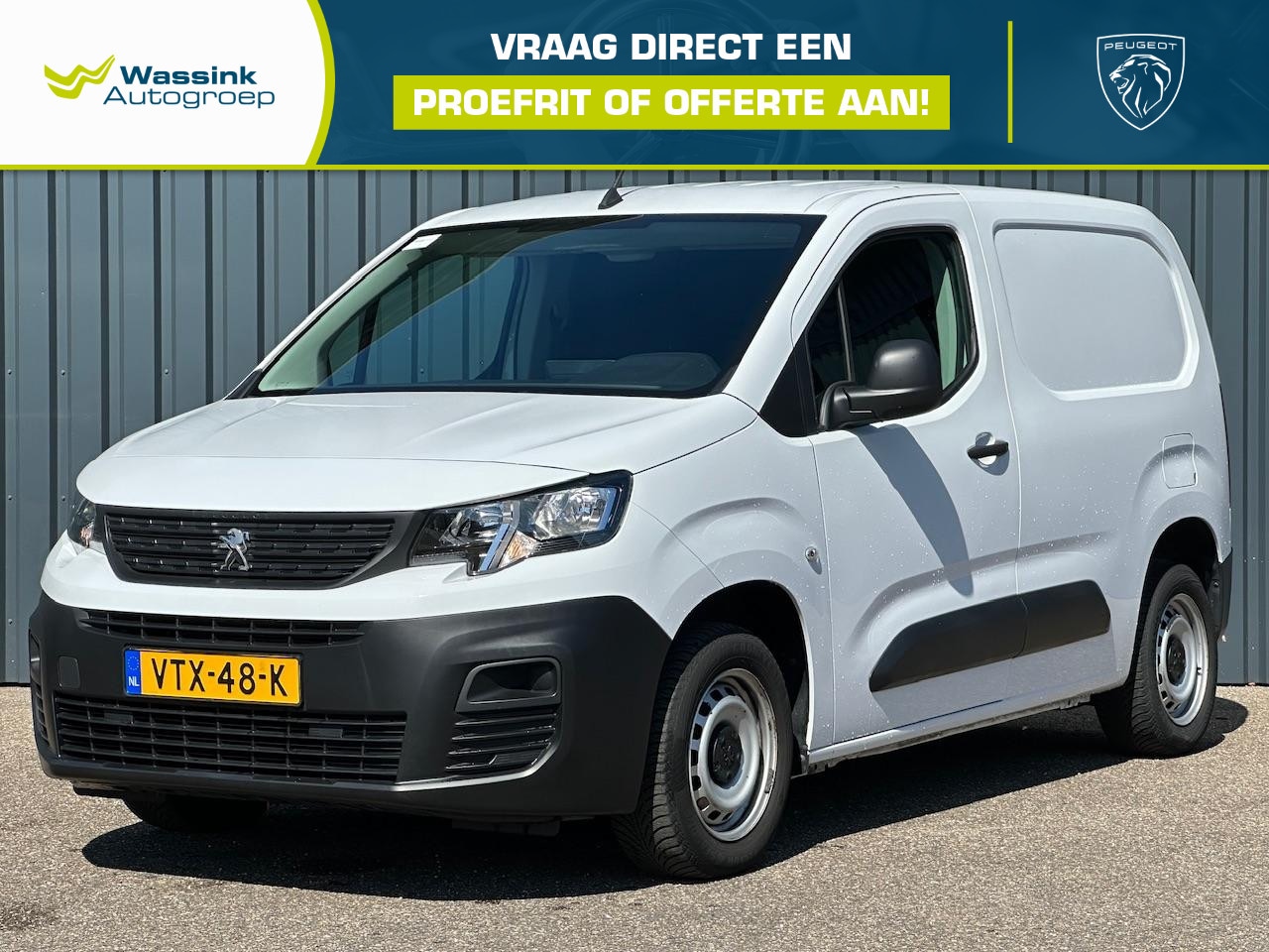 Peugeot Partner - 1.5 BlueHDi 100 S&S L1 | Houten Afwerking Laadruimte | Parkeersensoren | Carplay | Airco | - AutoWereld.nl