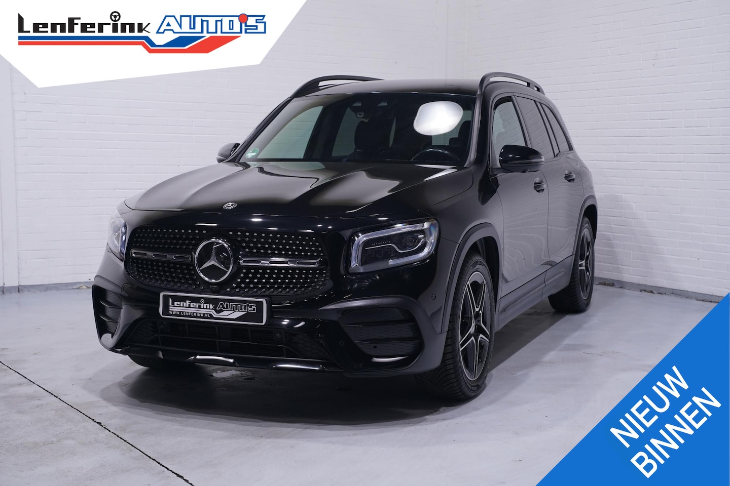 Mercedes-Benz GLB - GLB 220 d 4MATIC DCT AMG-Line navigatie ledverlichting 19"-lmv lederen-bekleding 360 camer - AutoWereld.nl