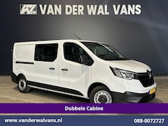 Renault Trafic - 2.0 Blue dCi 131pk L2H1 Dubbele Cabine Euro6 Fabrieksgarantie Airco | 6-Zits | Apple Carpl