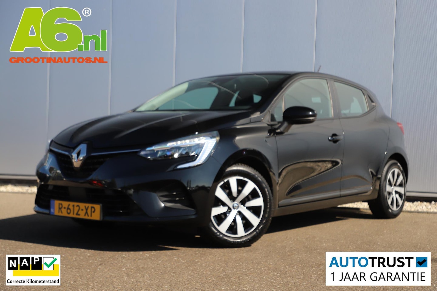Renault Clio - 1.0 TCe 90 Equilibre Navigatie Carplay Android Airco Cruise Control Parkeersensor Rijstroo - AutoWereld.nl