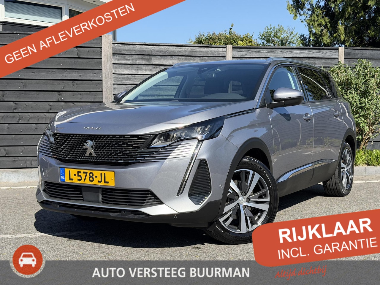 Peugeot 5008 - Blue Lease Allure 1.2 PureTech 130PK EAT8 Automaat Navigatie, Achteruitrijcamera, Keyless, - AutoWereld.nl