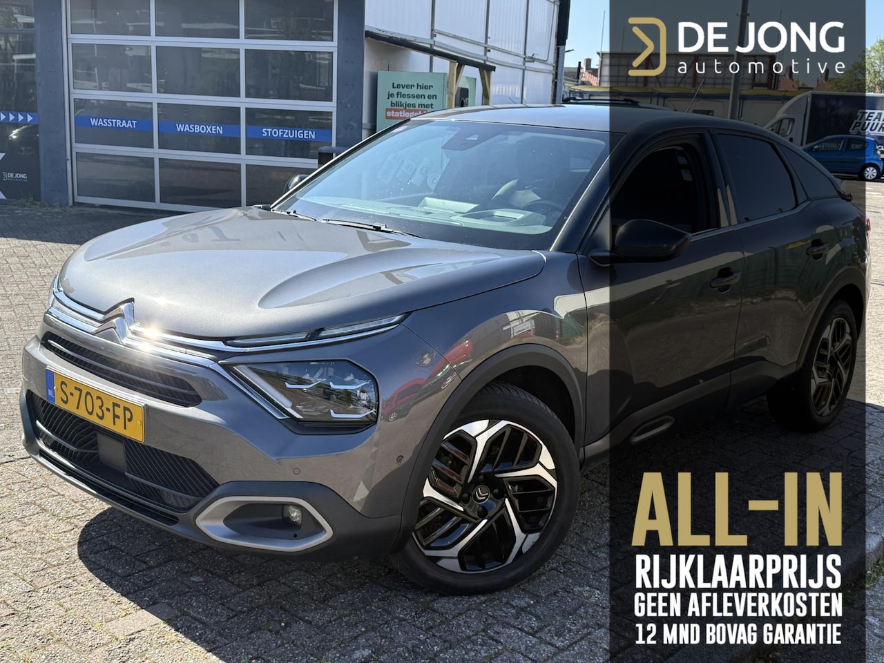 Citroën C4 - 1.2 Puretech Shine Pack Business ALL INRIJKLAARPRIJS/Lederen interieur/Navi/Camera/Keyless - AutoWereld.nl