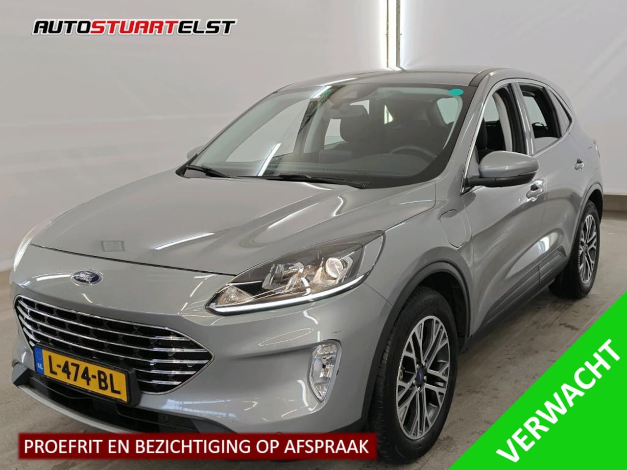 Ford Kuga - 2.5 PHEV Titanium 1e Eigenaar | Volledig Onderh | BTW | NAP | SOH91% | Trekhaak | 2 Kabels - AutoWereld.nl