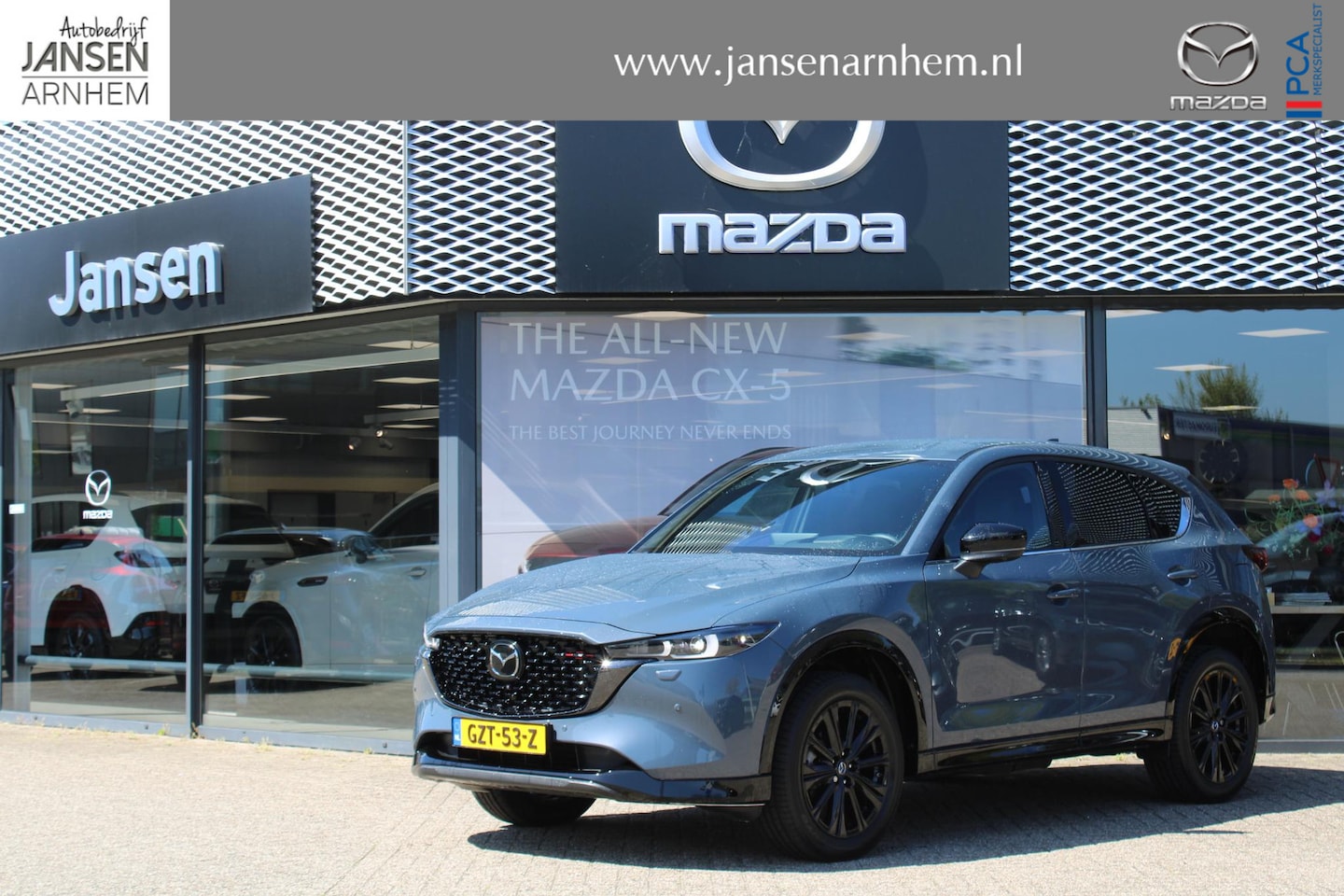 Mazda CX-5 - 2.0 e-SkyActiv-G M Hybrid 165 Homura & Comfort Pack, Navi, Adap.Cruise, Clima, Leder, Appl - AutoWereld.nl