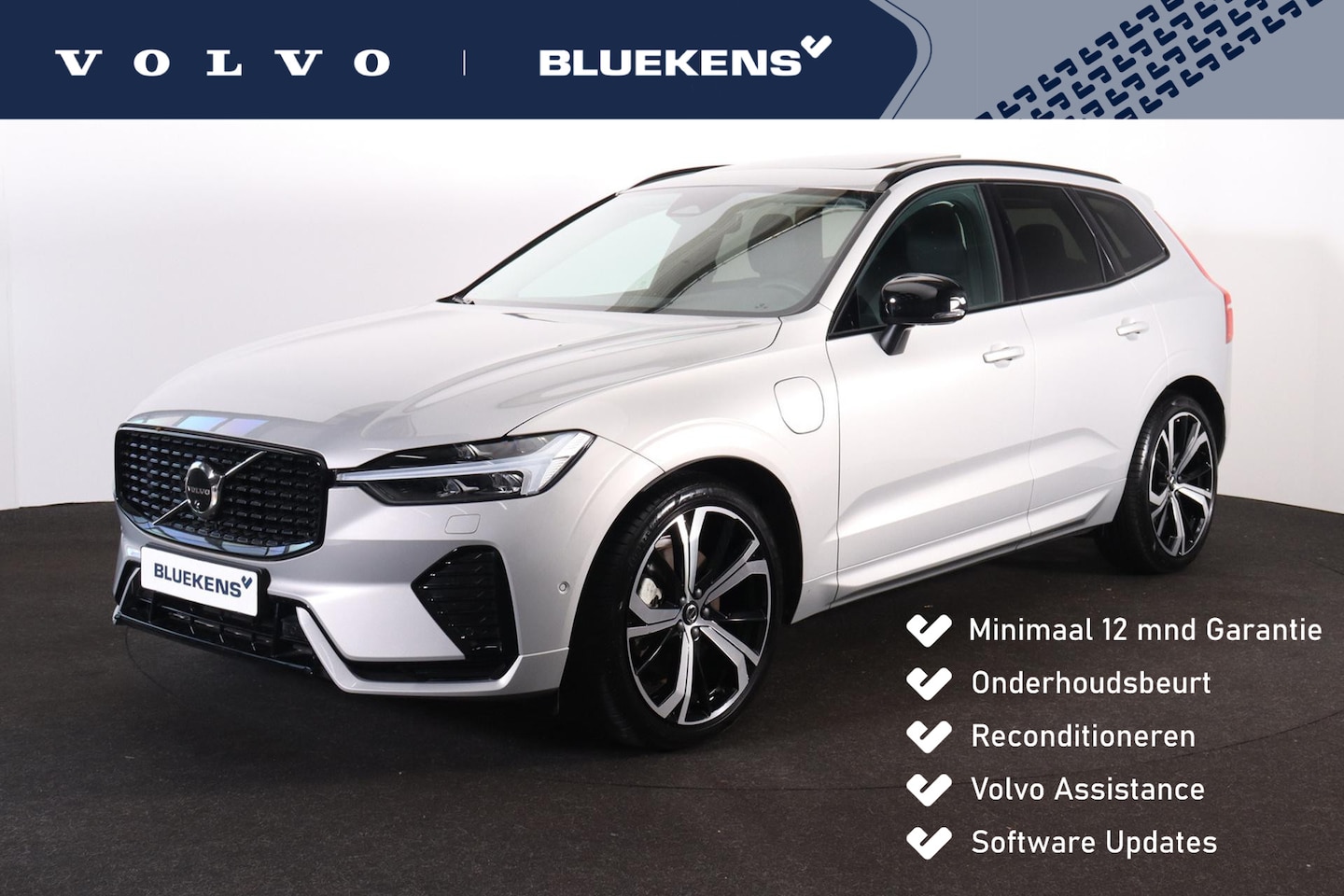 Volvo XC60 - T6 Recharge AWD Plus Dark - Panorama/schuifdak - Luchtvering - IntelliSafe Assist & Surrou - AutoWereld.nl