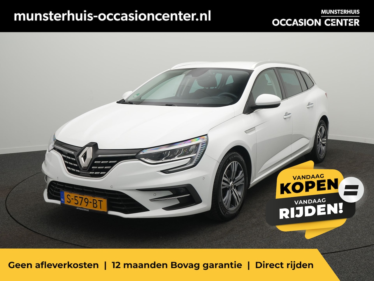 Renault Mégane Estate - TCe 140 Intens - RIJKLAARPRIJS - All Seasonbanden - Achteruitrijcamera - Head-Up Display - - AutoWereld.nl