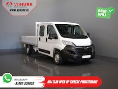 Opel Movano - 2.2 140 pk DC Dubbel Cabine Open Laadbak/ 7 Pers./ 2.5t Trekverm./ Cruise/ Airco/ 288x215x