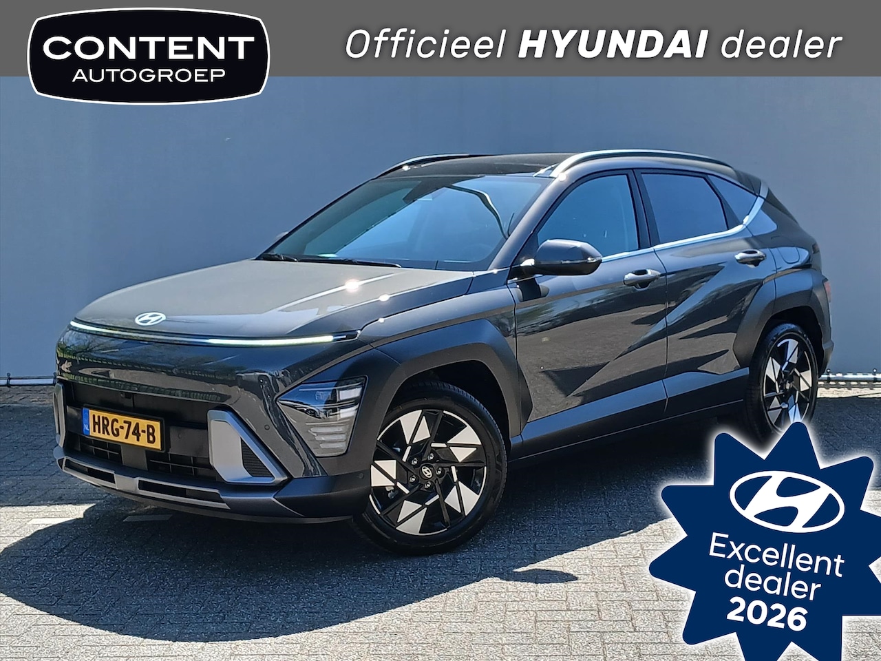 Hyundai Kona - 1.6 GDI HEV Premium Sky |Navi |Cruise en Climate Control - AutoWereld.nl