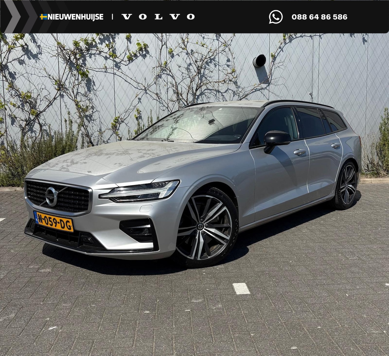 Volvo V60 - 2.0 T5 R-Design | Adaptieve Cruise Control | Trekhaak | Stoel + Stuurverwarming | 19 Inch - AutoWereld.nl