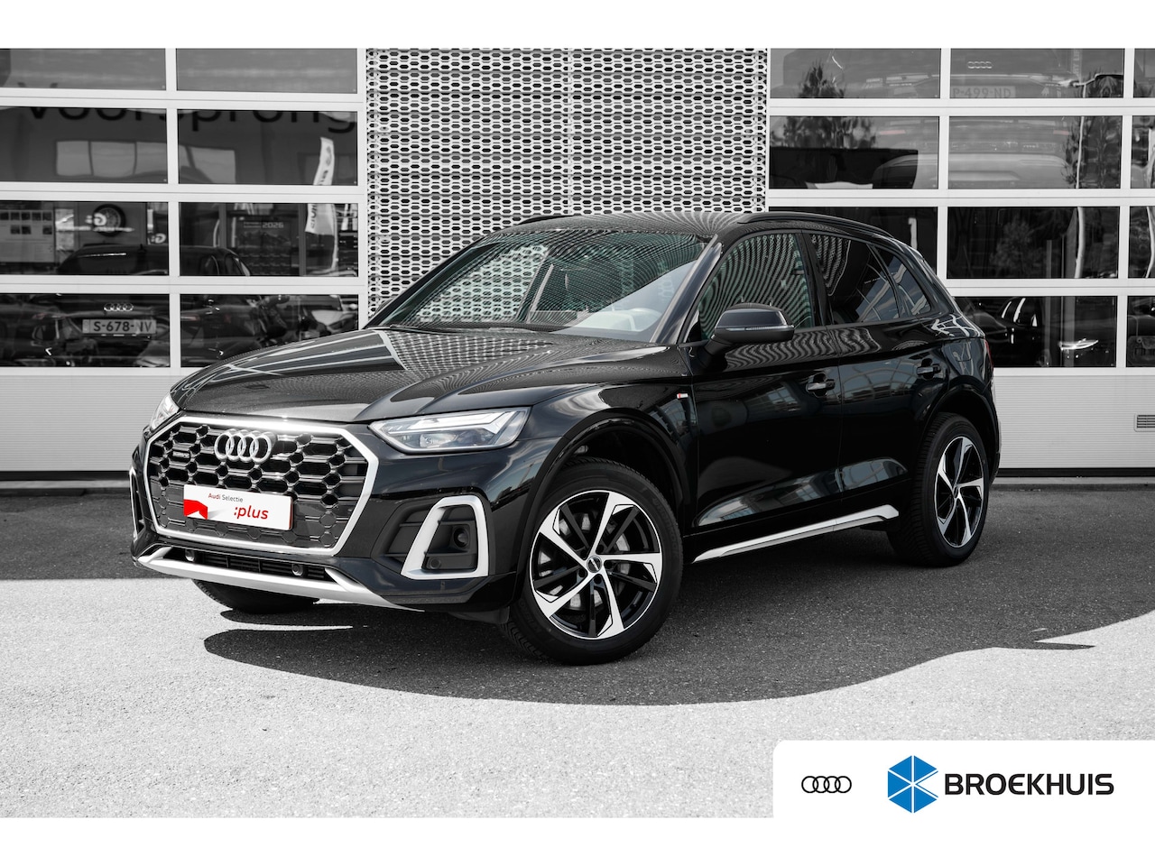 Audi Q5 - 55 TFSI e S edition Competition | Trekhaak | Stoelverwarming | Adaptive Cruise Control | - AutoWereld.nl