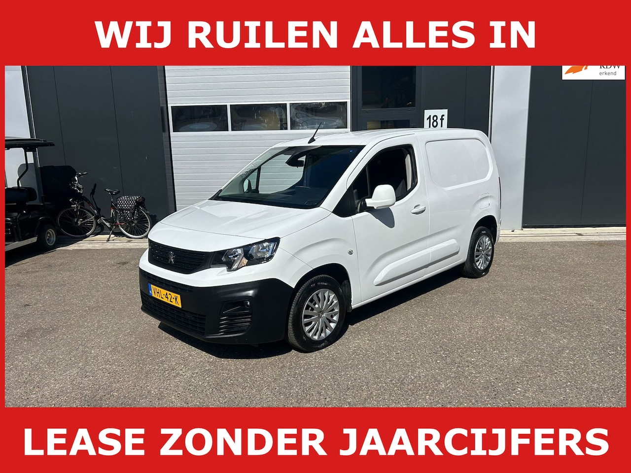 Peugeot Partner - 1.5 BlueHDI Premium/airco/navi/cruise/3pers - AutoWereld.nl