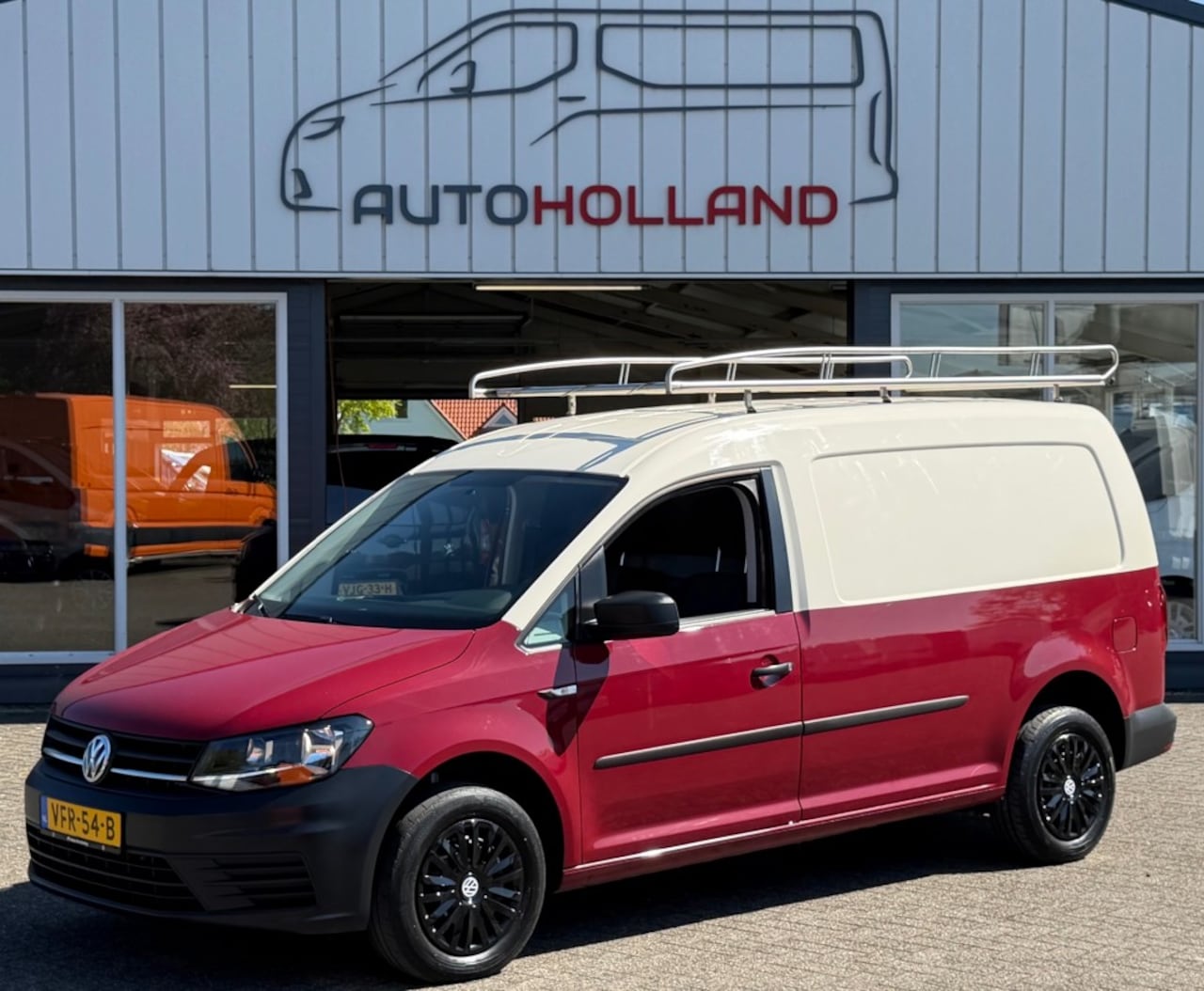 Volkswagen Caddy Maxi - 2.0 TDI 55KW 75PK MAXI L2H1 EURO 6 RVS IMPERIAAL/ AIRCO/ TREKHAAK/ 100% DEALERONDERHOUDEN - AutoWereld.nl