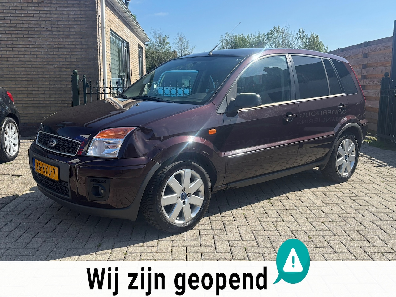 Ford Fusion - 1.4-16V Futura | airco | 1st eigenaar | nieuwe apk keuring ! - AutoWereld.nl