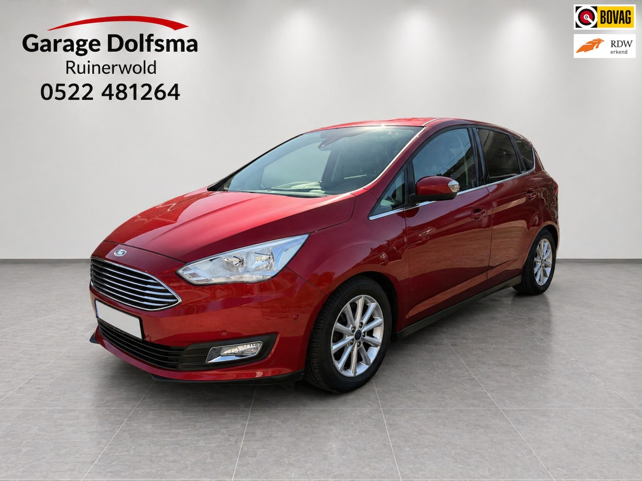 Ford C-Max - 1.0 Titanium-Navi-Trekhaak-Winter pakket- - AutoWereld.nl