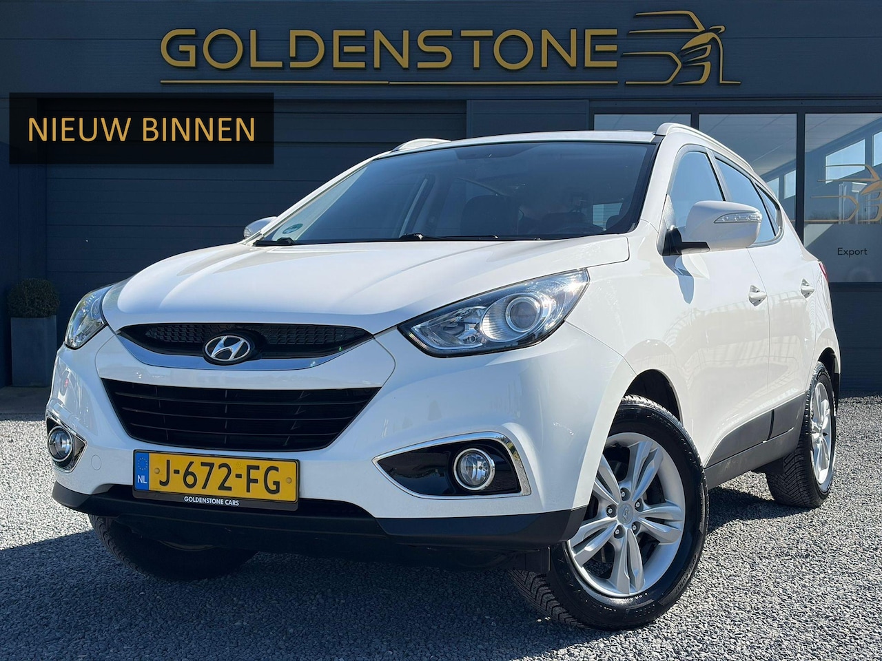Hyundai ix35 - 1.6i GDI Dynamic 1e Eigenaar,Trekhaak,Halfleder,Airco,6 Bak,Lm velgen,135pk,Pdc,Net beurt - AutoWereld.nl