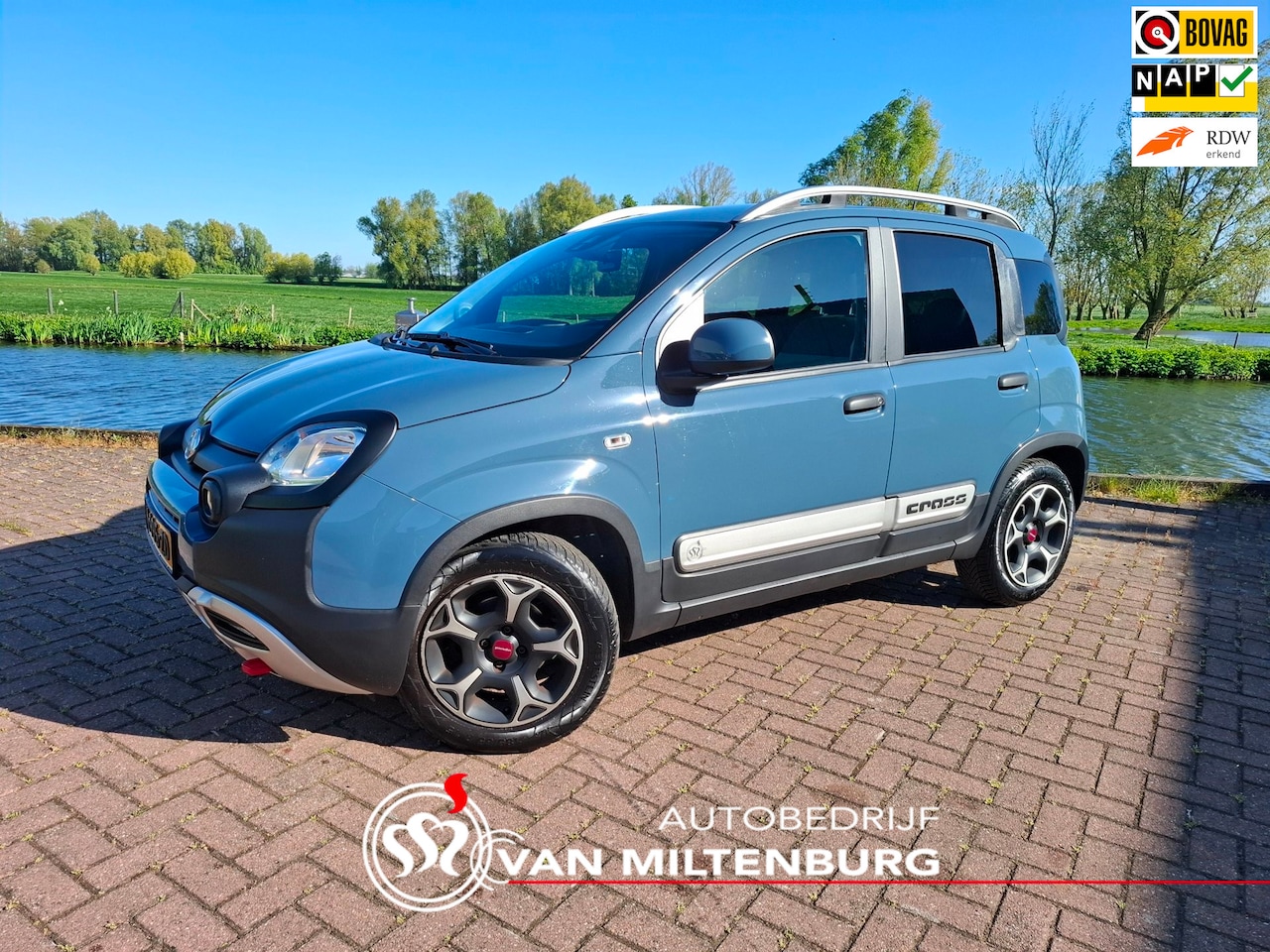 Fiat Panda - 1.0 Hybrid Cross Airco Pdc Stoel- Voorruit verwarming - AutoWereld.nl