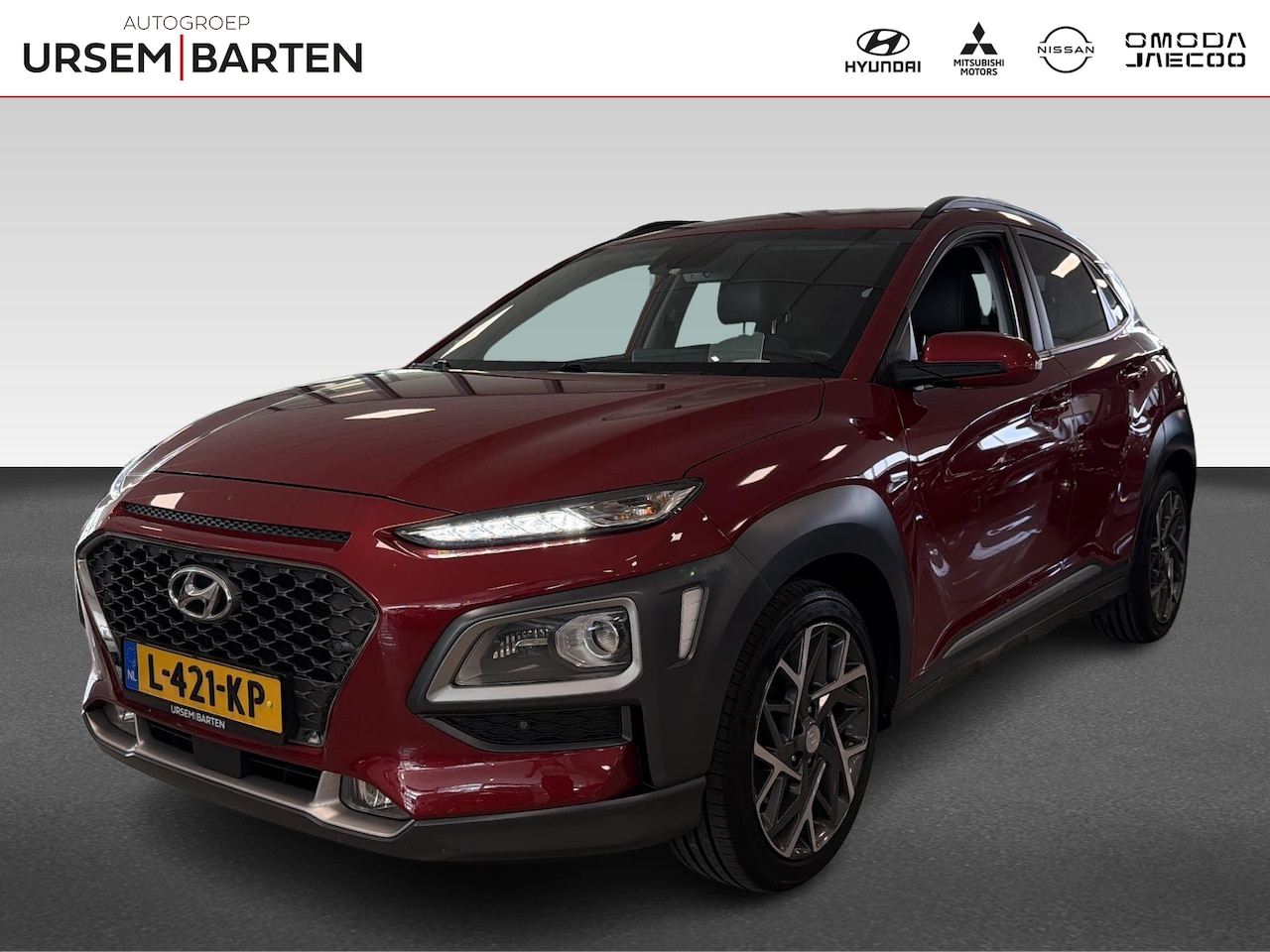 Hyundai Kona - 1.6 GDI HEV Premium Incl. Trekhaak | Elektrisch verstelbare bestuurdersstoel | Schuif-/kan - AutoWereld.nl