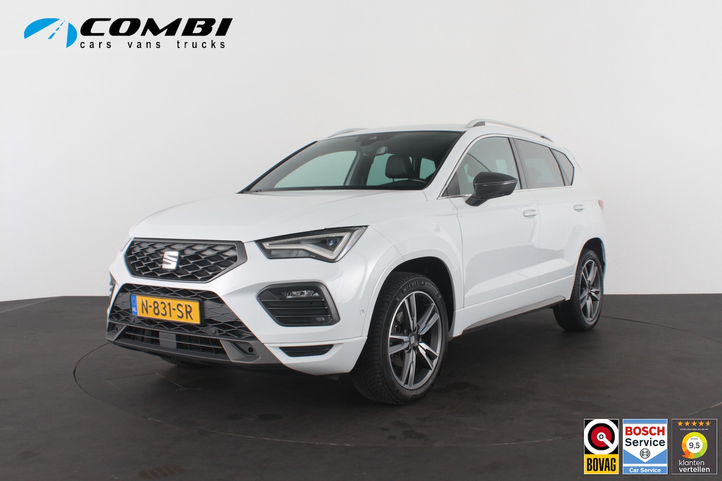 SEAT Ateca - 1.5 TSI FR Business Intense > Memory/Camera/Adapt.cruise/Nevada White.... - AutoWereld.nl