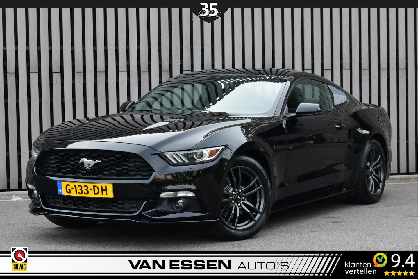 Ford Mustang Fastback - 2.3 EcoBoost Automaat Leder Camera Stoelvent./verw. MBRP Exhaust! - AutoWereld.nl