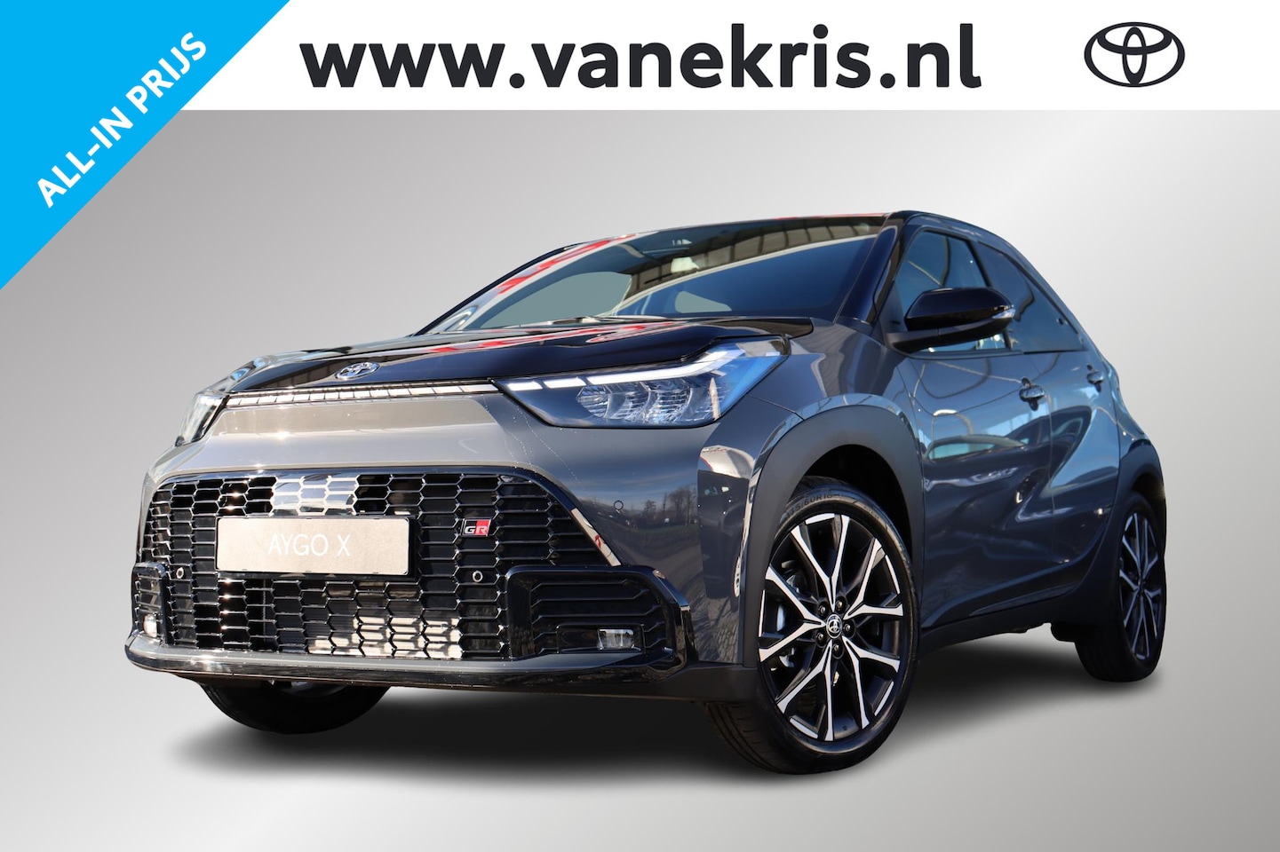 Toyota Aygo X - Hybrid 115 GR Sport Hybrid 115 GR Sport, Nieuw en in juli leverbaar met €1.000,- inruilpremie! - AutoWereld.nl
