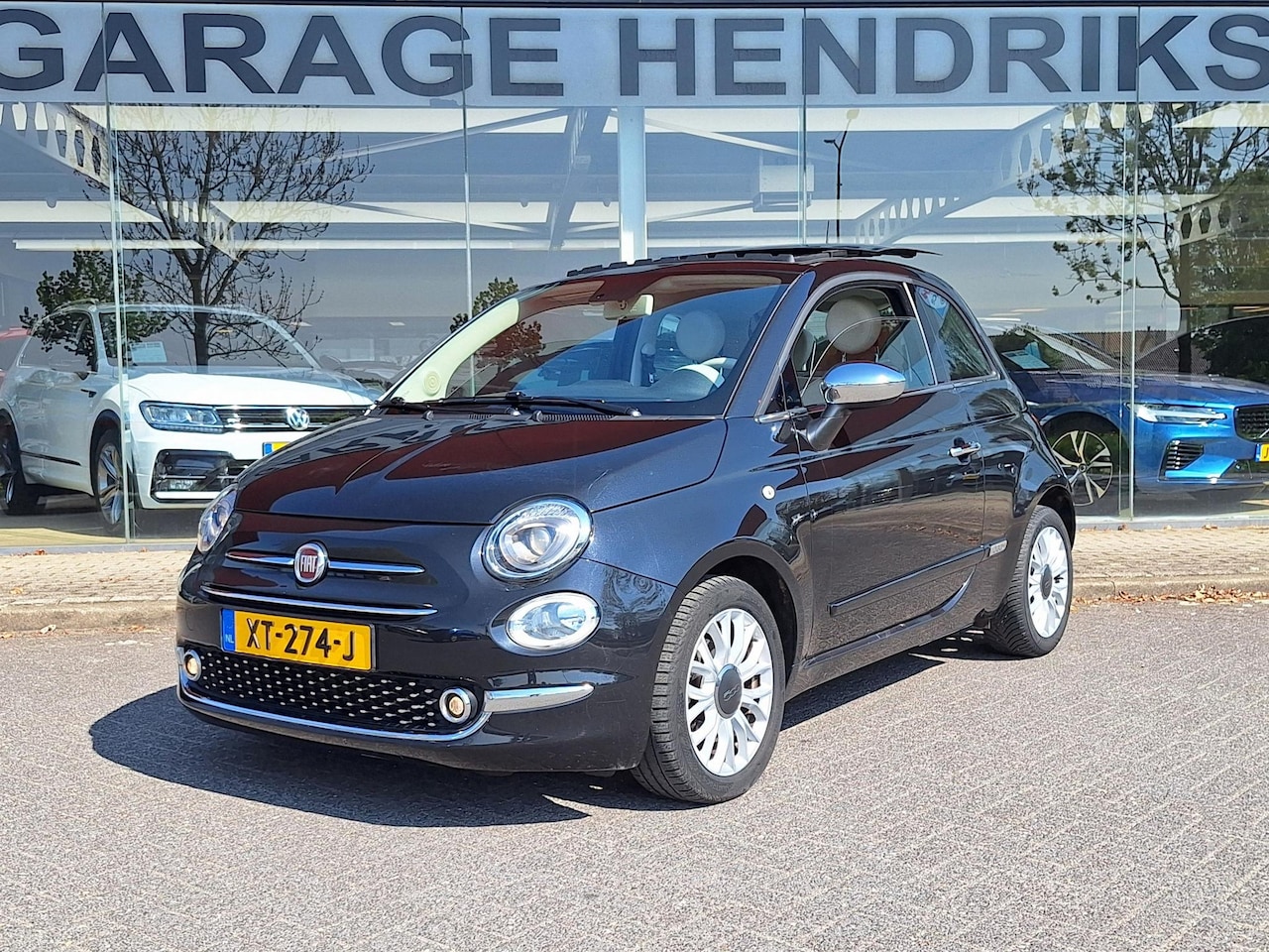 Fiat 500 - 1.2 Lounge | Panodak | LM velgen | Airco | Cruise | Navi | All Season | - AutoWereld.nl