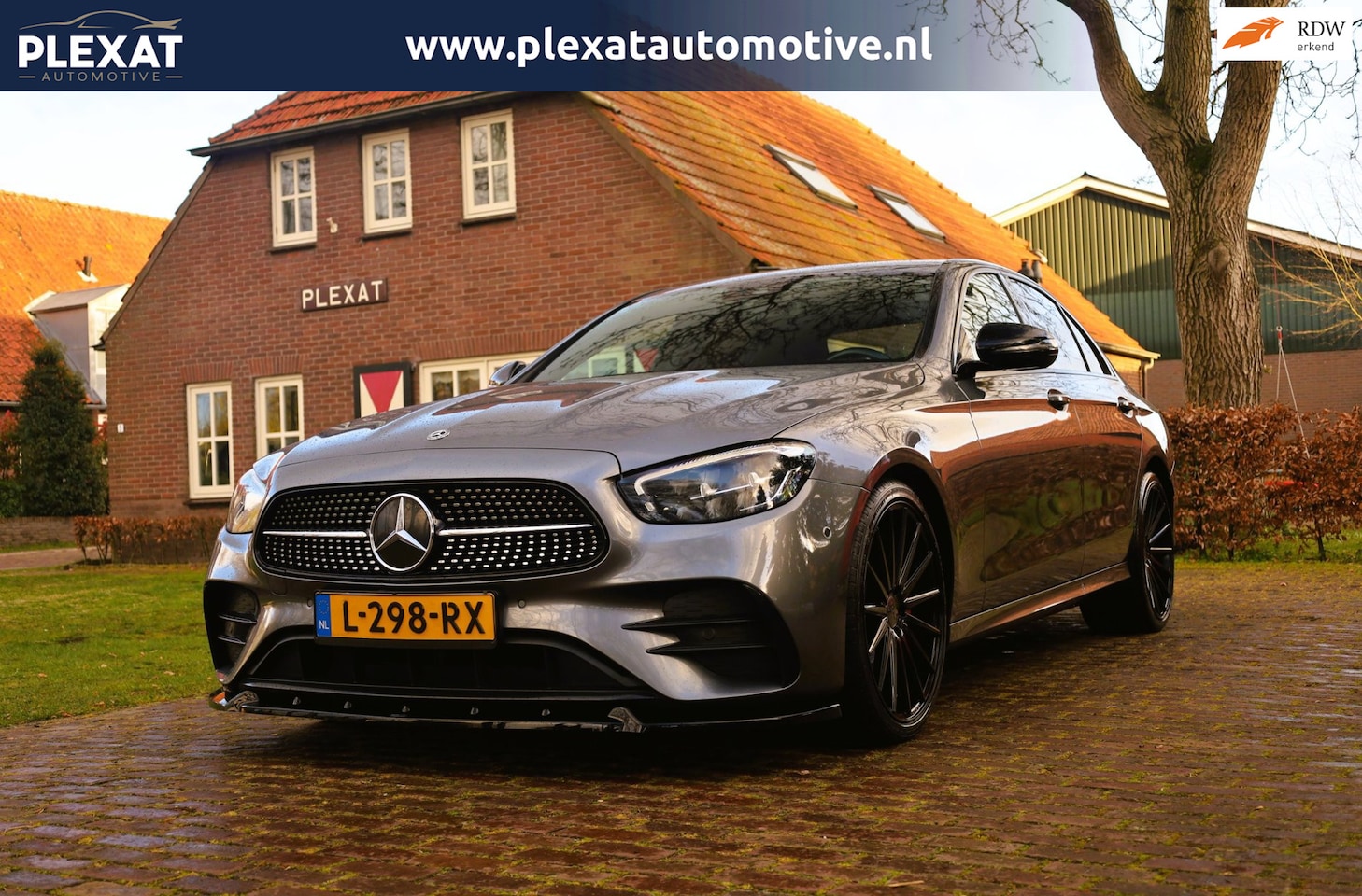 Mercedes-Benz E-klasse - 200 Business Solution AMG Aut. | 63-AMG Uitgevoerd | 20 Inch Vossen | Full Led | Facelift - AutoWereld.nl