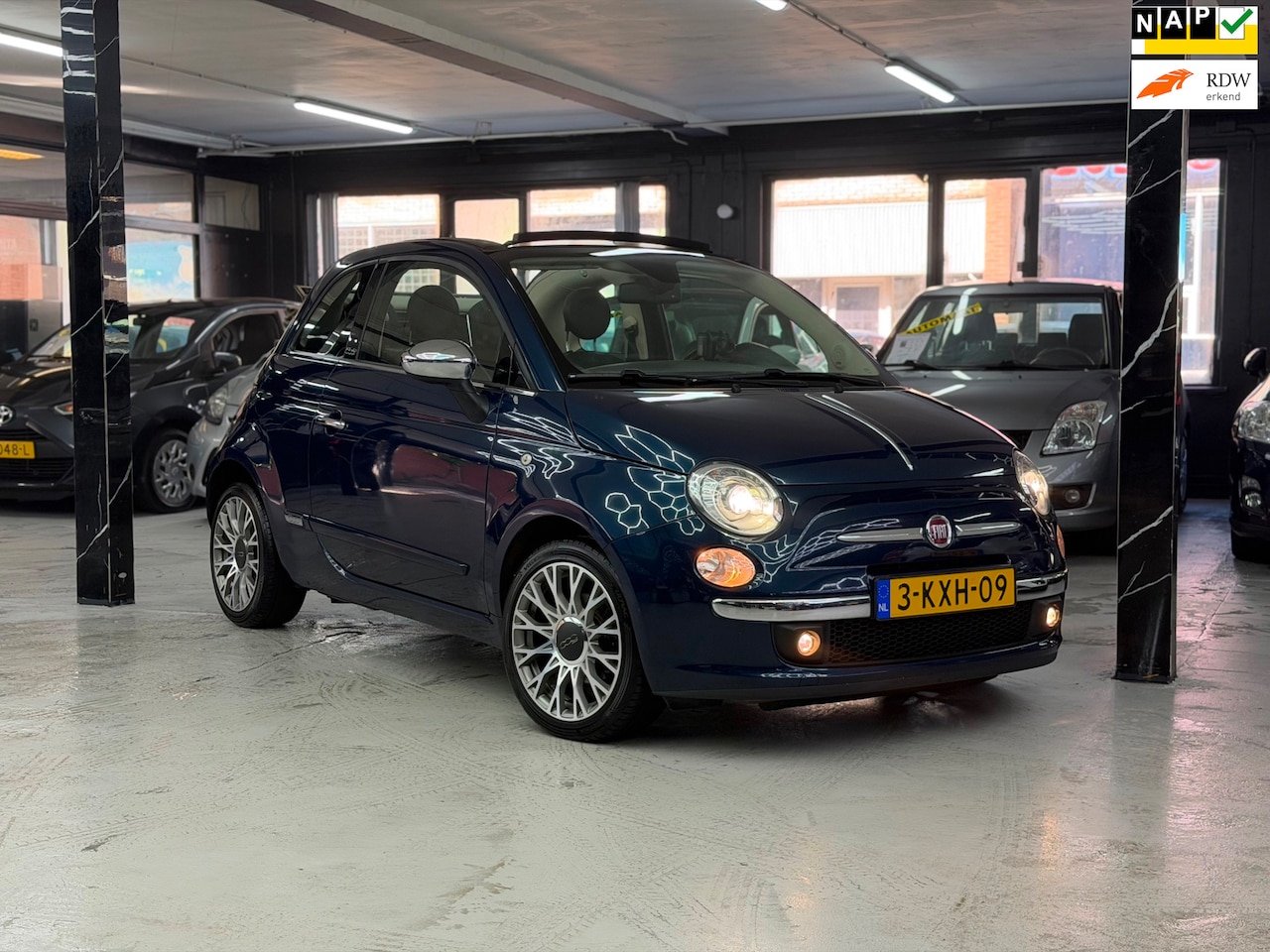 Fiat 500 C - 0.9 TwinAir Lounge Automaat | Cabrio | Airco | Navi 1e eigenaar - AutoWereld.nl