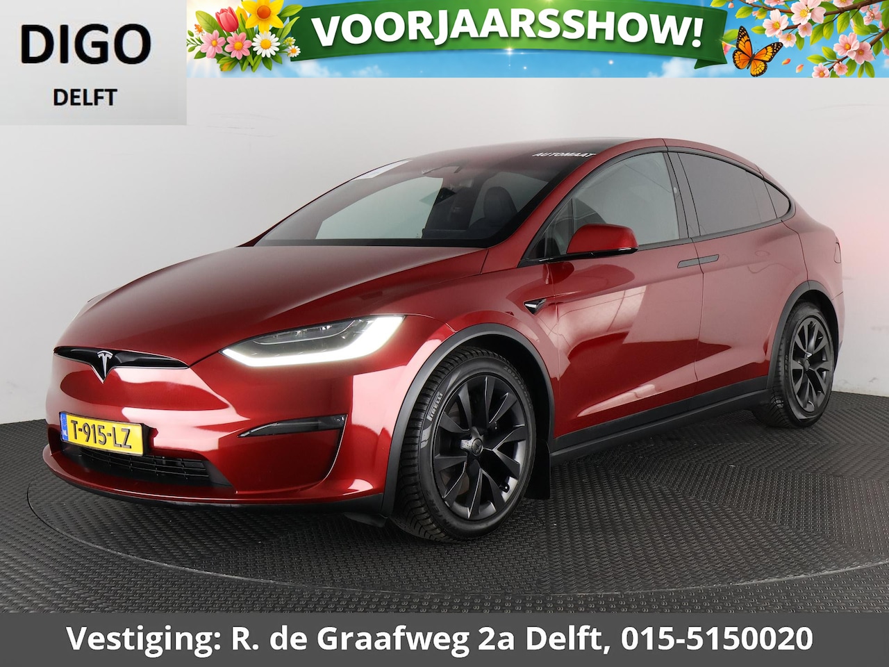 Tesla Model X - Dual Motor AWD 100 kWh (670 PK!) | Navigatie | Leder | Stoelverwarming | - AutoWereld.nl