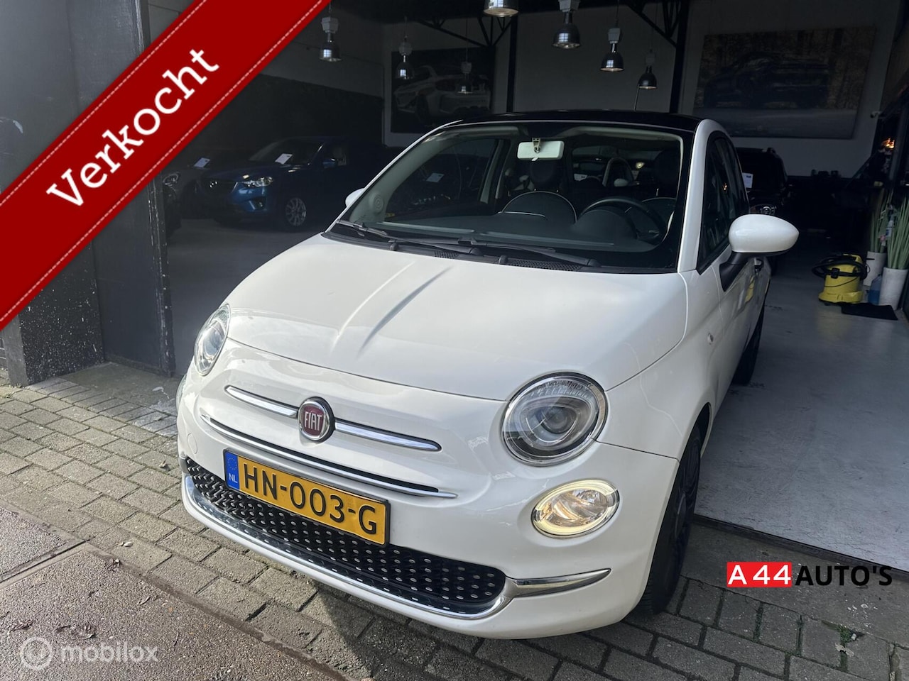 Fiat 500 - 0.9 TwinAir Turbo Lounge* NL AUTO*NIEUW MODEL*AUX* - AutoWereld.nl