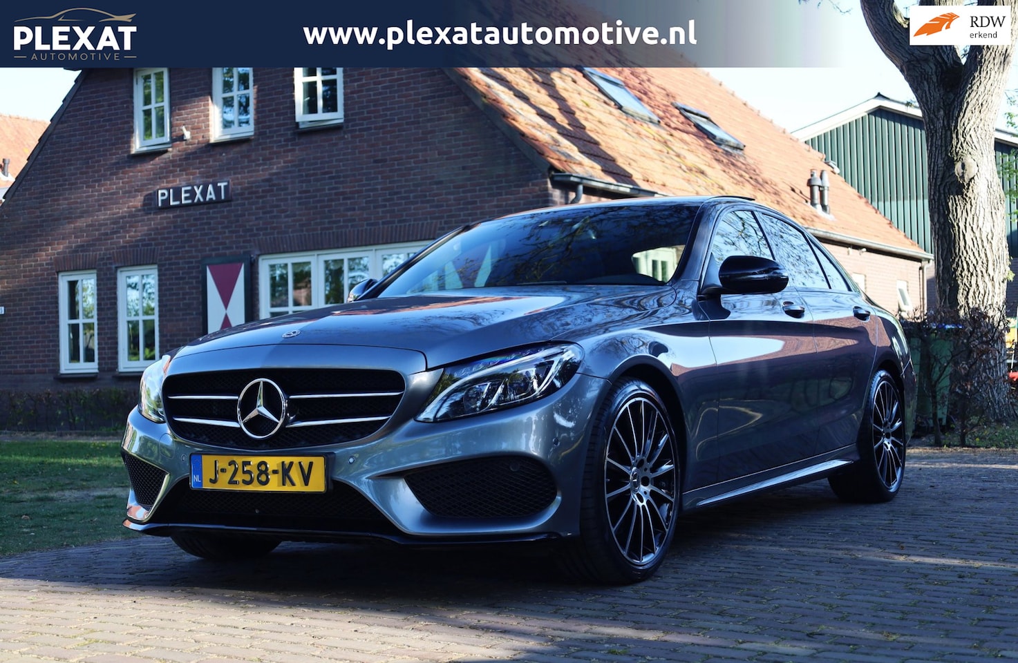 Mercedes-Benz C-klasse - 250 Premium Plus Aut. | AMG-Pakket | Panorama | Burmester | Luxe Leder | Stoelverwarming | - AutoWereld.nl