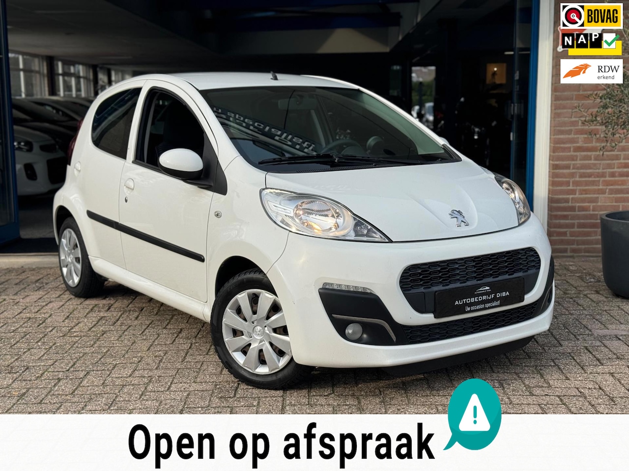 Peugeot 107 - 1.0 Active 2013 WIT AIRCO 5drs Elektr APK NAP! - AutoWereld.nl