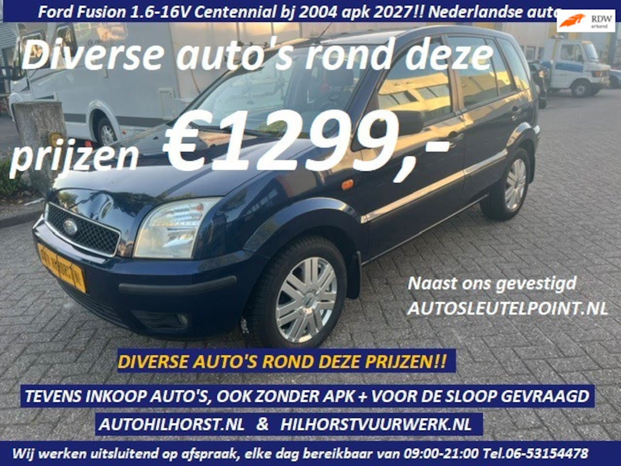 Ford Fusion - 1.6-16V Centennial Leuke Nederlandse auto met apk 2027!! - AutoWereld.nl