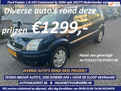 Ford Fusion - 1.6-16V Centennial Leuke Nederlandse auto met apk 2027
