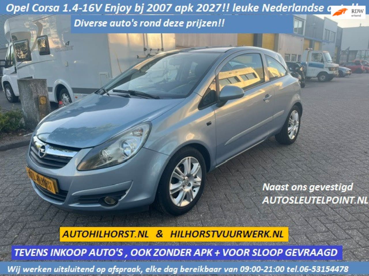Opel Corsa - 1.4-16V Enjoy Leuke Nederlandse auto, nap-pas , apk 2027 - AutoWereld.nl