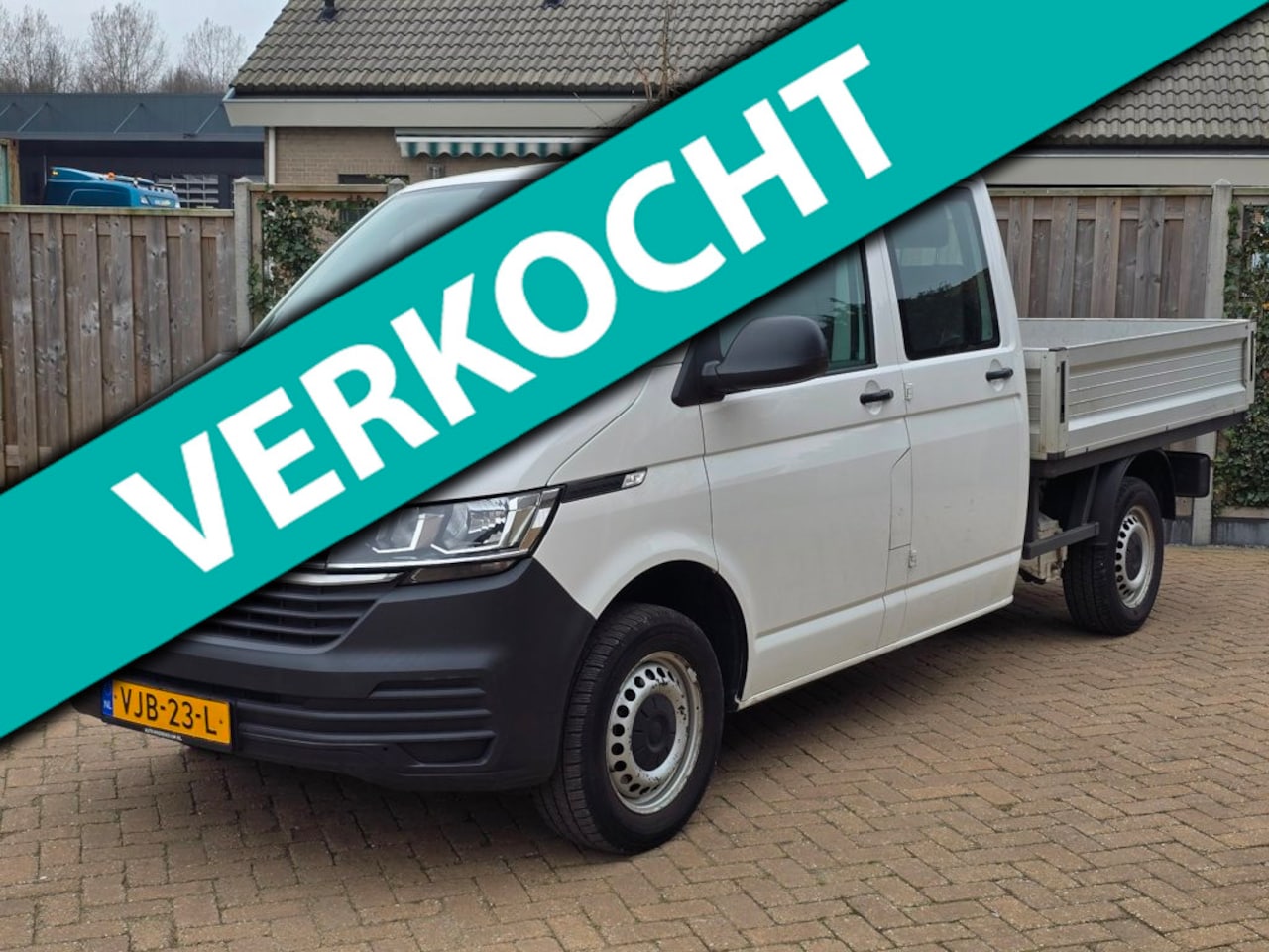 Volkswagen Transporter - 2.0 TDI L2H1 DC Pick-Up NAP, AC, Tel. - AutoWereld.nl