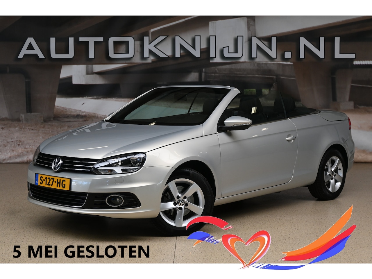 Volkswagen Eos - 1.4 TSI 122pk Highline | Facelift | Stoelverw. | Cruise control | 100% (Dealer) onderhoude - AutoWereld.nl